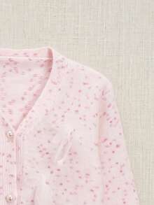 Women's Bow Decor Knit Cardigan - Pink - View 6