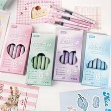 New Set 中性筆 快乾順滑莫蘭迪色系 直液式原子筆 0.5mm 不鏽鋼筆尖 學生考試練習筆 - 中性筆 - 查看 12