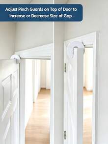 1pc Anti-Pinch Door Stopper, Multi-Functional Door Stopper And Door Clamp Protection, Fashionable Finger Guard, Foam Door Stopper To Prevent Finger Injury, Soft Anti-Pinch Washing Machine Ventilation Bracket Door Stopper, Prevent Finger Pinching, Suitable For Home, Office, Hotel And Commercial Environments, Washing Machine, Doors And Windows - A - View 8