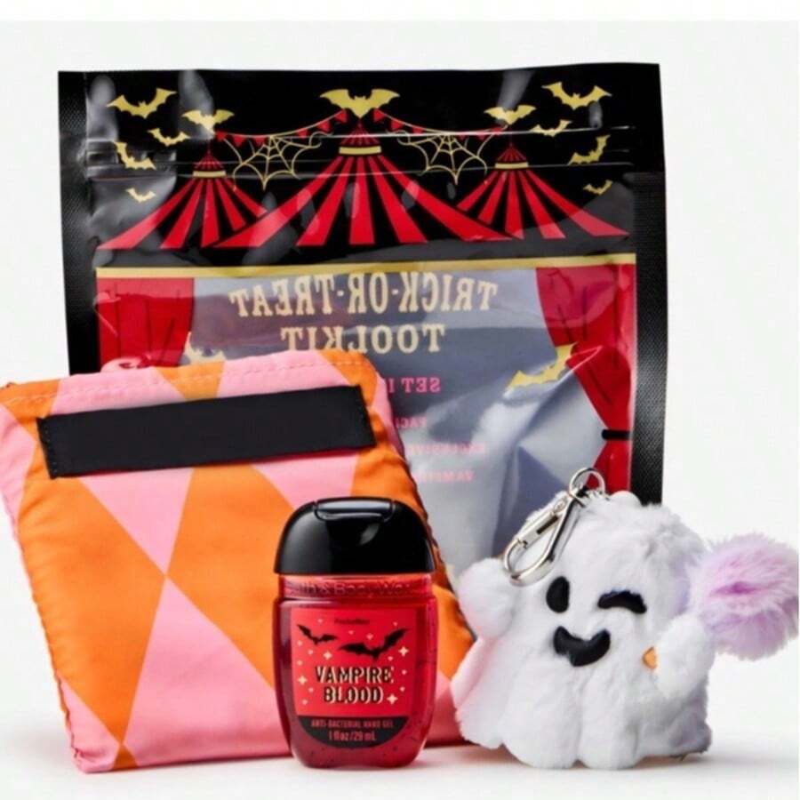 Keychain Holder With Random Gel Included Bath B&BW Original Silicone Figures Body Halloween Dog Heart Chocolate Autumn Teacher - 彩色 - 查看 1
