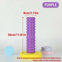 LINGPENG Roller Yoga Busa Kepadatan Tinggi, Bahan ABS dengan Kekerasan Sedang, Roller Pemulihan & Peregangan Otot Manual untuk Pilates & Latihan di Rumah - MultiWarna - View 10