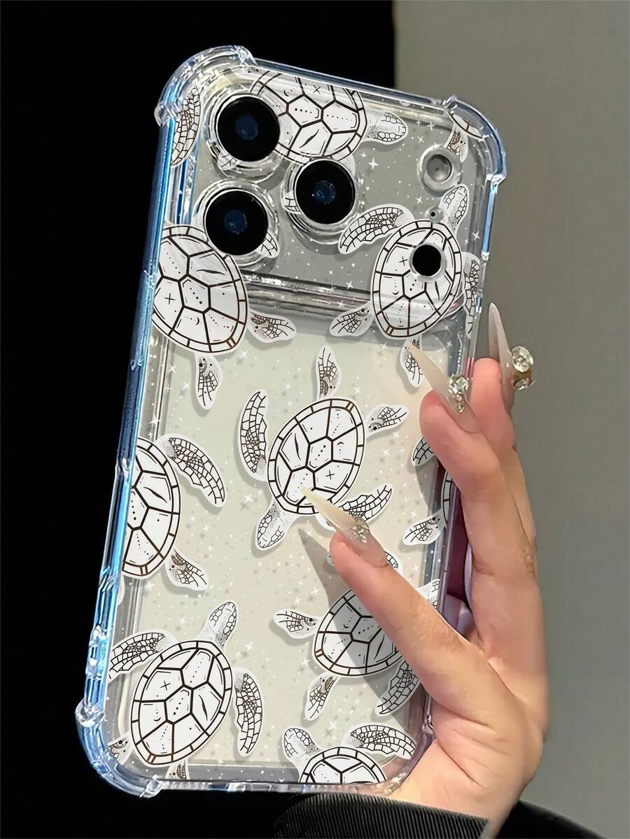 手機殼 - 這款透明手機殼採用全螢幕設計,配有海龜和海星圖案,適用於 Apple 18/18 Pro/18 Pro Max/17/17/17promax/11/12/13/14/15/16/17/Air/Pro/Pro Max/Plus。它提供防摔和防刮保護。 - 多色4 - 查看 1