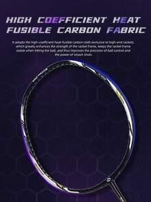 SALYWEE Composite Carbon Fiber Badminton Racket With Matching Bag, Enhanced Control & Speed, Solid Core Mid-Od, Ultra-Light, 4U, G5, ≤28lbs, Great For Training, Sports Gift Ideas - Multicolor - View 8