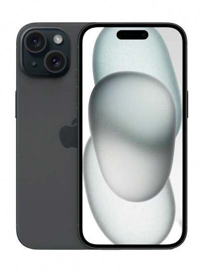 Apple iPhone 15 128 Go Noir, Double eSIM, Smartphone 5G Reconditionné en Excellent État, Appareil de Communication Quotidienne, Téléphone Mobile de Travail de Bureau, Compagnon de Divertissement et de Jeux