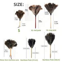 1pc Artificial Brown Duster, Artificial Duster, Dusting Brush, Suitable For Car Cleaning, Home Sofa Dusting, Furniture Dusting - Brown - View 2