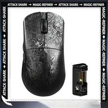 ATTACK SHARK R11 Ultra 49g Ultralight Gaming Mouse, PAW3950 MAX Sensor, 8K Polling Rate, Tri-Mode Connectivity, AI Cloud Driver, 100% Feet For FPS Competitive Gaming - View 1