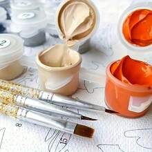 Professional Art Use Digital Painting Set, Lakeside Colorful House And Boat Design, Suitable For College Students, High School Students, Art Major Students - Sets - View 4