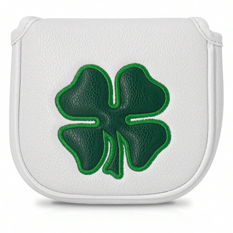Golf Putter Cover, Square Four-Leaf Clover Golf Club Head Accessory - Multicolor - View 1