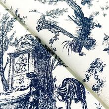 Tecido Jacquard Estampado Toile de Jouy Para Decoração 2,80m de Largura Diversas Cores e Tamanhos - Toile de Jouy - Visão 59