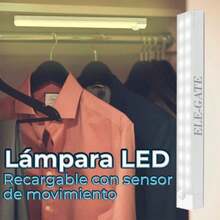 Lámpara LED Recargable con Sensor de Movimiento y Ajuste de Brillo 20 cm - 20 cm - Ver 5