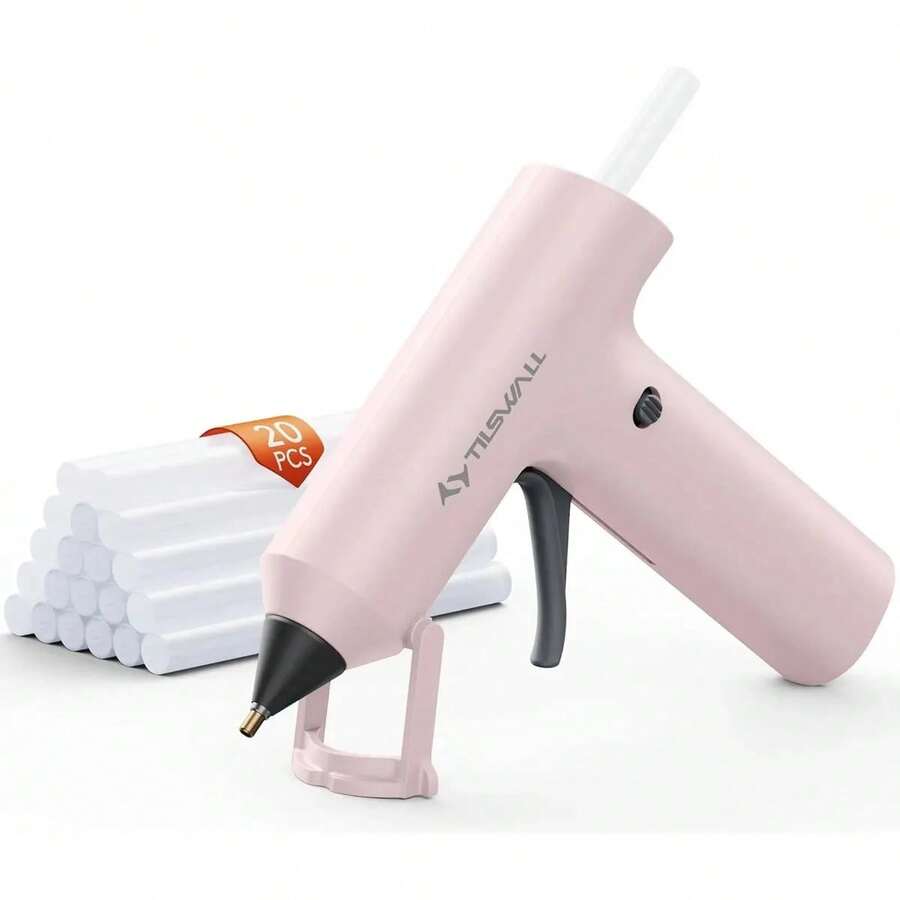 Glue Gun & Handheld Glue Gun Stick - Rose Red - View 1