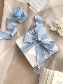 4cm 女神節情人節百褶緞帶 高端彈性荷葉邊泡泡褶皺織帶 生日禮盒包裝緞帶 禮品包裝織帶 髮圈 蛋糕包裝 DIY蝴蝶結 鮮花花束禮品 蛋糕包裝 花藝緞帶 - 多色 - 查看 3