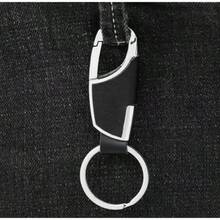 1pc Men's Car Keychain, Creative Convenient Fashion Door Lock Key Ring, Waist-Hanging Metal Keychain, Artificial Leather Keychain, Car Key Gift, Creative Design Anti-Loss, Perfect For Daily Commute And Leisure Use - Multicolor - View 6