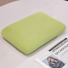 1PC Summer Ice Silk Mini Pillow, Soft Machine Washable Small Pillow, Office Camping Travel Memory Foam Pillow, Detachable And Washable - Easy To Carry - one-size - View 8