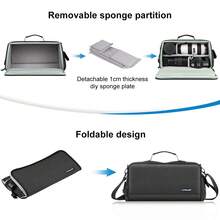 PULUZ Portable Camera Crossbody Shoulder Bag Digital Storage Lens Bag (Black) - View 6