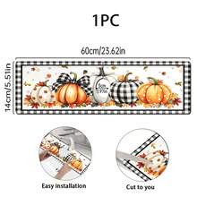 1pc Thanksgiving Multi-Color Pumpkin Design, Non-Slip Faucet Drain Mat, Suitable For Kitchen, Bathroom Sink, Countertop, Drain Mat, Diatomaceous Earth Basin, Cuttable Quick-Dry Mat - Multicolor - View 12