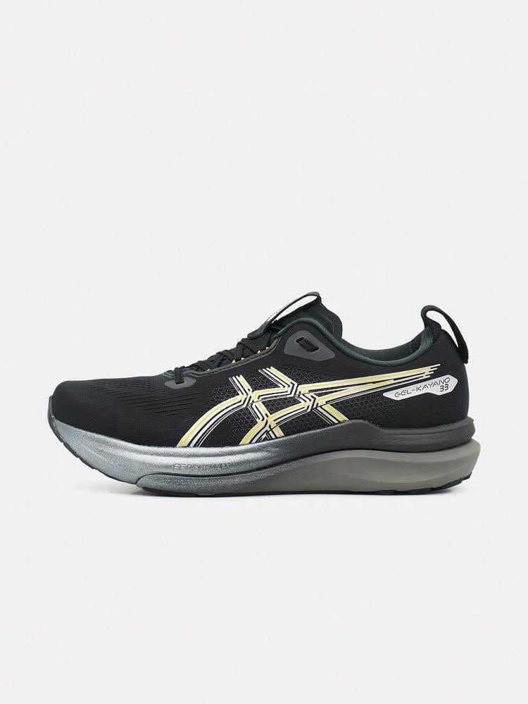 Asics Men's GEL-KAYANO 33 GLITTER Running Shoes Low-Top 1011C344-001 - Dark Grey - View 1