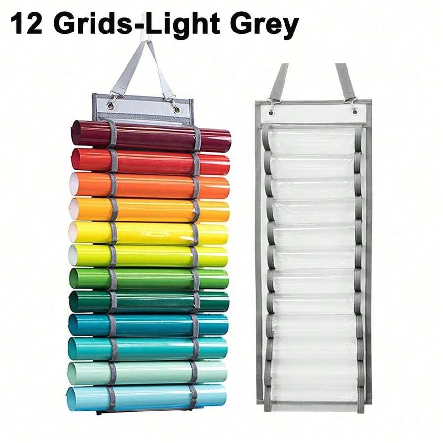 Flat & Vertical Files - 12 Light Gray Grid - View 1