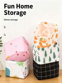 10/1pc Minimalist Grid Round Storage Basket, Foldable Large Laundry Hamper With Handles, Multifunctional Clothes Sundries Hold‑All Bin, Collapsible Dirty Clothes Basket For Bedroom Bathroom Laundry Room - Multicolor - View 12