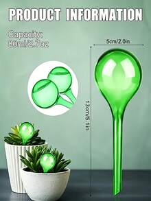 Plastic Automatic Watering Ball, Indoor/Outdoor Plant Simple Drip Irrigation System, No Pressure Sprayer Needed, Suitable For Flowers And Vegetables - Multicolor - View 6