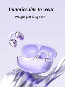 Earphone Bluetooth Jepit, Desain Terbuka, Kualitas Suara Unggul, Panggilan Bebas Genggam, Cocok untuk Perjalanan dan Olahraga, Multifungsi dan Bergaya, Kompatibel dengan Ponsel Pintar dan Komputer, Sempurna sebagai Hadiah Ulang Tahun atau Kencan - View 6