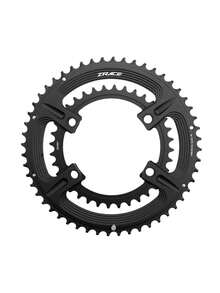 ZRACE Road Cycling Asymmetric Chainring 7075AL Black 50-34T 52-36T 53-39T 110BCD 4-Bolts For 105 Ultegra DURA-ACE 10/11/12 Speed - Black - View 1