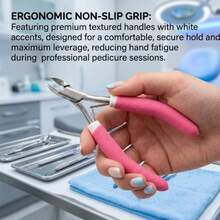 Beak Shaped Large Nail Clippers For Ingrown Toenail And Cuticle Trimming - Pink-1Pc - View 3