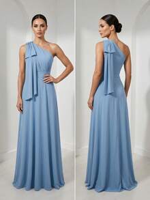 Women Dresses - Baby Blue - View 4