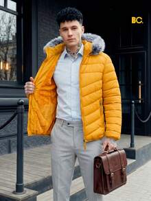 Big City Men Jackets And Coats - Ginger - View 6