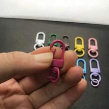 110/220/550/990pcs Women's Multi-Color Keychain Accessories Set, Includes Keychain Rings And Connectors, DIY Keychain Decoration, Car Accessories, Bag Charms, Cute Gothic Y2K Style, Christmas Gift, Gift For Mother, Father, Graduation Season And Teacher - Keychain Split Ring Set - View 12