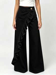 Women Jeans - Dark Wash - View 2