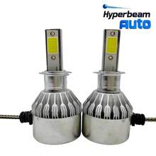 2pcs/Set Lampu Depan LED Mobil Sorot Jauh/Dekat H7 H4 10000LM Bohlam C6 H1 H9 H11 6000K Lampu Depan Mobil - C6 - View 4