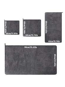 Premium Microfiber Drying Towel - Double-Twisted Microfiber, Edgeless And Scratch-Free Design, Super Absorbent And Lint-Free, Durable, Washable 120 Times - Ideal For Cleaning And Detailing - A - View 3
