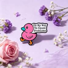 Duck Quote Lapel Enamel Pins And Brooches Badge Pins For Backpacks Bags Backpack Cool Decoration Friend For Gifts - Multicolor - View 11
