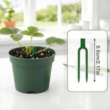20/50/100入 植物支撐針，草莓藤莖塑膠U型園藝固定夾，適用於植物扦插與匍匐莖生根，可重複使用園藝固定針 - 多色 - 查看 4
