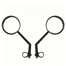 1 Pair Bicycle Rearview Mirrors, Compatible With Mountain / Road Bikes, Multi-Angle Adjustable Handlebar Mirrors, Convex Lens Expands Rearview Field Of Vision, Universal Cycling Accessories - Multicolor - View 7
