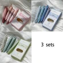 4 buah/Set Pulpen Stabilo Fluorescent Gradien Estetika Jepang, Bodi Gradien Modis, Desain Ujung Miring, Pegangan Plastik Halus Anti-Selip, Perlengkapan Alat Tulis Sekolah - Beraneka warna - View 17