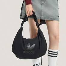 Adidas(ADIDAS)SHOULDER BAG LARGE Cloud Bag Sports Shoulder Crossbody Bag JP0145 - Black - View 1