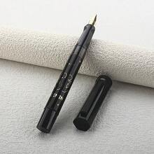 Jinhao 58 Fountain Pen With Abalone Shell Inlay Acrylic Barrel Gold-Plated Nib Office Signature Writing Pen Business Luxury Gift Pen, Back To School - 58 - View 9