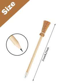 1/6/12pcs Witch Broom Shaped Ballpoint Pens, Halloween Broom Shaped Writing Pencils, Witch Party Props, Halloween Party Gifts, Gift Bag Fillers, Classroom Reward Stationery Gifts, Suitable For Children Boys Girls Teens - A - View 4