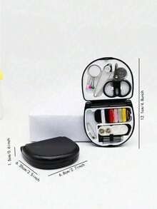 Portable Mini Sewing Box Small Sewing Tool Kit Multi-Function Sewing Tool Set - Perfect Gift For Beginners: Sewing Tool Kit - Foldable, DIY Sewing Supplies And Accessories, Designed For Travelers And Emergency Clothing Repair! Mini Sewing Tool Kit, New Home Minimalist Style Portable Small Sewing Box Sewing Tool Set DIY - Style a - View 6