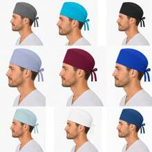 Solid Color Polyester (Polyester) Work Cap Sports All-Season Short Hair Hat Men's Adjustable Elastic Lightweight - Short Hair Cap - View 1
