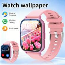 Smart Watch - High-Definition Display, Wireless Calling, Customizable Wallpaper. Fitness, Reminders, Music Control. - Multicolor - View 11
