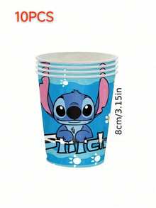 50-Piece Anime Style Theme Party Set, Back To School Season Decoration, Suitable For 10 People, Disposable Birthday Party Tableware Including Plates, Cups And Napkins. Holiday Decoration Supplies, Suitable For Camping, Picnic, Backyard BBQ, Room Decoration And Party Decoration, Also Ideal Decoration For Halloween, Christmas And Party, And A Great Surprise Gift For Fans. - Multicolor - View 12