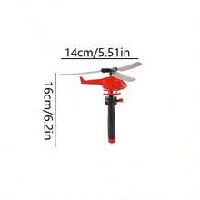 1/5/10/20pcs Airplane Toy Flying Helicopter, 360° Rotating Helicopter Airplane Toy, Suitable For Boys And Girls, Bulk Toy Party Favors Classroom Prizes, Piñata Fillers, Gift Bag Fillers, Random Styles And Colors (Product Requires Self-Assembly) - Multicolor - View 3