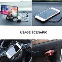 1pc Car Anti-Slip Mat, Car Storage Pad, Car Silicone Interior Dashboard, Phone Anti-Slip Storage Pad - Multicolor - View 6