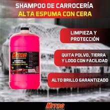 Nitro Shampoo De Carrocería Alta Espuma Y Cera De 4 L - A - Ver 3