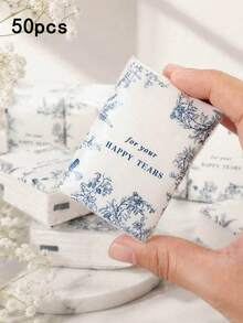 Soft Facial Tissue "Tears Of Happiness", Green Leaf Decoration, Suitable For Engagement, Wedding Banquet, Wedding Decoration, Wedding Accessories, Wedding Favors, Bride And Groom Wedding Supplies - Multicolor - View 13