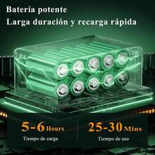 Pistola Para Hidrolavadora Portátil Eléctrica Inalambrica 6 en 1 Kit incluido Adeske - Verde - Ver 5