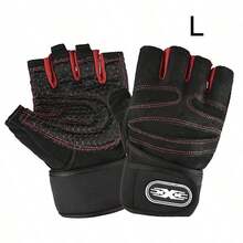 LINGPENG Breathable & Non-Slip Weightlifting Gloves, Gym Dumbbell & Strength Training Gear, Unisex Cycling Sports Accessories - Multicolor - View 15